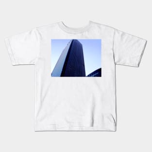 Looking up at a Glass Tower Kids T-Shirt